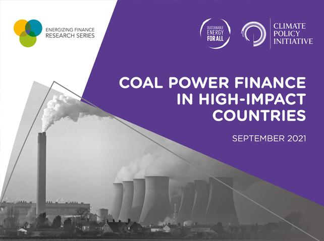 Coal Power Finance cover