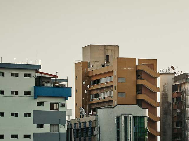 Buildings in Lagos, Nigeria