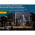 Climate equity webinar