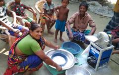 Solshare customers milling flower