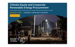 Climate equity webinar