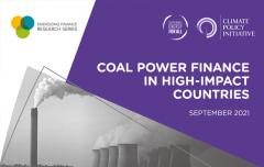 Coal Power Finance cover