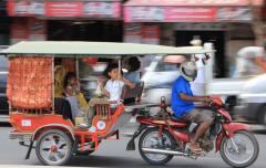 Street scene in Cambodia