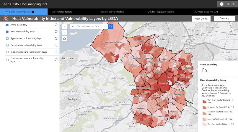Keep Bristol Cool mapping tool