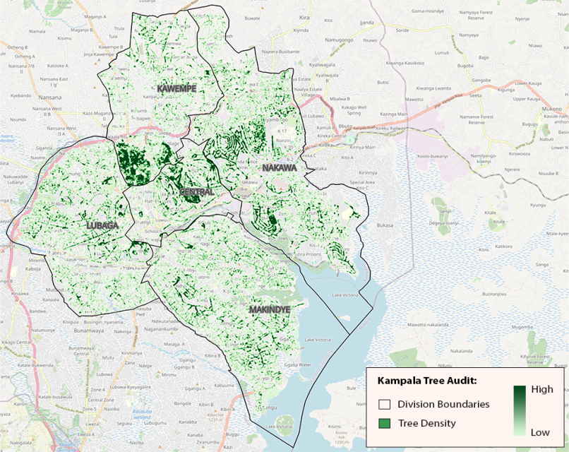 Kampala Tree Density Map